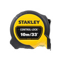 STANLEY® Hand Tools CONTROL-LOCK™ Pocket Tape 10m/33ft (Width 25mm)