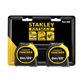 STANLEY® Hand Tools FatMax® Classic Tape Twin Pack 8m/26ft (Width 32mm)