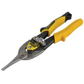 STANLEY® Hand Tools Yellow Aviation Snips & Holster Straight Cut 250mm (10in)