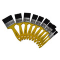 STANLEY® Hand Tools Hobby Paint Brush Set of 10 12(2) 25(2) 38(3) 50(2) & 75mm