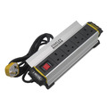 STANLEY® Electrical 4-Gang IP20 Powerboard with Clamp 3m
