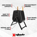 Steele Mixer Portable Cement Mixing Machine, 45kg Capacity | HANDMIX1