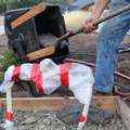 Steele Mixer Portable Cement Mixing Machine, 45kg Capacity | HANDMIX1