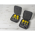 Starrett KFC07021 Fast Cut Bi-Metal Plumber's Holesaw Kit, 9 Piece