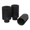 Sealey SX051 Impact Hub Nut Socket Set 1/2