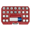 Sealey SX210 Locking Wheel Nut Key Set for VAG 23pc