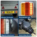 Sealey TB183LEDW 13-Pin Wireless SMD LED Trailer Light Set 2pc