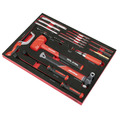 Sealey TBT66 Premier Striking, Pry Bar, Hacksaw & Impact Screwdriver Set with Tool Tray 39pc
