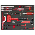Sealey TBT66 Premier Striking, Pry Bar, Hacksaw & Impact Screwdriver Set with Tool Tray 39pc