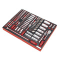 Sealey Premier Platinum Socket Set with Tool Tray 1/4
