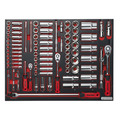 Sealey Premier Platinum Socket Set with Tool Tray 1/4