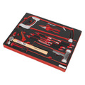 Sealey TBTP06UK Premier Platinum Hacksaw, Hammers & Punch Kit with Tool Tray 13pc