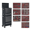 Sealey TBTPCOMBO2 Superline PRO® Tool Chest Combination 14 Drawer with 446pc Tool Kit - Black