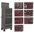 Sealey Superline PRO® Tool Chest Combination 14 Drawer with 446pc Tool Kit - Grey