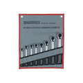 Ratcheting Combination Spanner Set, 8 Piece