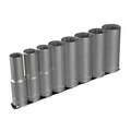 1/2in Drive M1207 Socket Clip Rail Set, 8 Piece