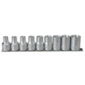1/2in Drive M1210 External TORX Socket Clip Rail Set, 9 Piece