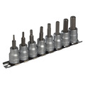 M3811 Socket Clip Rail AF Hex Set of 8 3/8in Drive