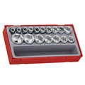 TT1217-6 Metric 6-Pt Socket Set, 17 Piece - 1/2in Drive