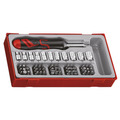 Angled Ratcheting Bit Driver & Socket Set, 64 Piece