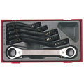 TTRORS Metric Ratchet Ring Spanner Set, 6 Piece