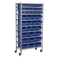 Mobile Bin Storage System with 36 Bins