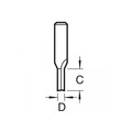 Trend TRE3114TC 3/1 x 1/4 TCT Two Flute Cutter 5.0 x 16mm