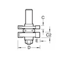Trend TRE33712TC 337 x 1/2 TCT Tongue & Groove Set 6.35mm x 10.0mm