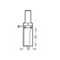 Trend TRE460912TC 46/09 x 1/2 TCT 90 Shank Mounted Template Profiler 19.1 x 50mm
