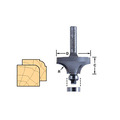 Trend TRE461214TC 46/12 x 1/4 TCT Bearing Guided Ovolo & Round Over 4.8mm Radius