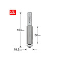 Trend TRE462212TC 46/22 x 1/2 TCT 90 Template Profiler 18.2 x 50mm