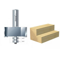 Trend TRE4639012TC 46/390 x 1/2 TCT Bearing Guided Rebater 22.5mm x 50.8mm