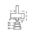 Trend TRE463912TC 46/39 x 1/2 TCT Bearing Guided Rebate Set 35 x 12.7mm