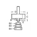 Trend TRE463914TC 46/39 x 1/4 TCT Bearing Guided Rebate Set 35 x 12.7mm