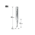 Trend TRE50068HSE 50/06 x 8mm HSSE Helical Plunge Bit 6mm