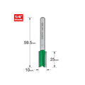 Trend TREC01614TC C016 x 1/4 TCT Two Flute Cutter 10.0 x 19.1mm