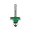 Trend TREC07814TC C078 x 1/4 TC Round Over Two Flute Cutter 9.5 x 15.9mm