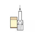 Trend TREC12114TC C121 x 1/4 TCT Bearing Guided Template Profile Cutter 12.7 x 25.4mm