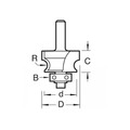 Trend TREC14014TC C140 x 1/4 TCT Bearing Guided Corner Bead 3.2mm Radius