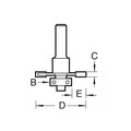 Trend TREC14514TC C145 x 1/4 TCT Bearing Guided Slotting Cutter 6.3mm