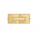 Trend TREC15214TC C152 x 1/4 TCT Bearing Guided Biscuit Jointer 4.0 x 37.2mm