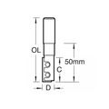 Trend TRERT11M12TC RT/11M x 1/2 TC Straight Blade Rota-Tip 12.7 x 89mm