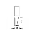 Trend TRETR1214TC TR12 x 1/4 TCT Two Flute Cutter Long Shank 12 x 19mm
