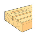 Trend TRETR1214TC TR12 x 1/4 TCT Two Flute Cutter Long Shank 12 x 19mm
