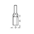 Trend TRETR2914TC TR29 x 1/4 TCT Shank Mounted Bearing Guided Profiler 12.7 x 25.4mm