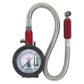 Sealey TSTPDG02 Tyre Pressure Gauge & Tyre Tread Depth Gauge with Flexible Hose 0-8bar(0-120psi)