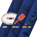 Marcrist 3999.101.387 Mortar Raking Kit 115mm x 6mm Blade / Diamond Router 8mm / Drill Bit x 8mm 