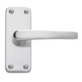 Eclipse Aluminium Latch Set - Satin Anodised Aluminium - J31044