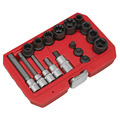 Sealey VS0465 Brake Caliper Socket Set 17pc