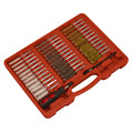 Sealey VS1910 Injector Bore Cleaning Brush Set 38pc